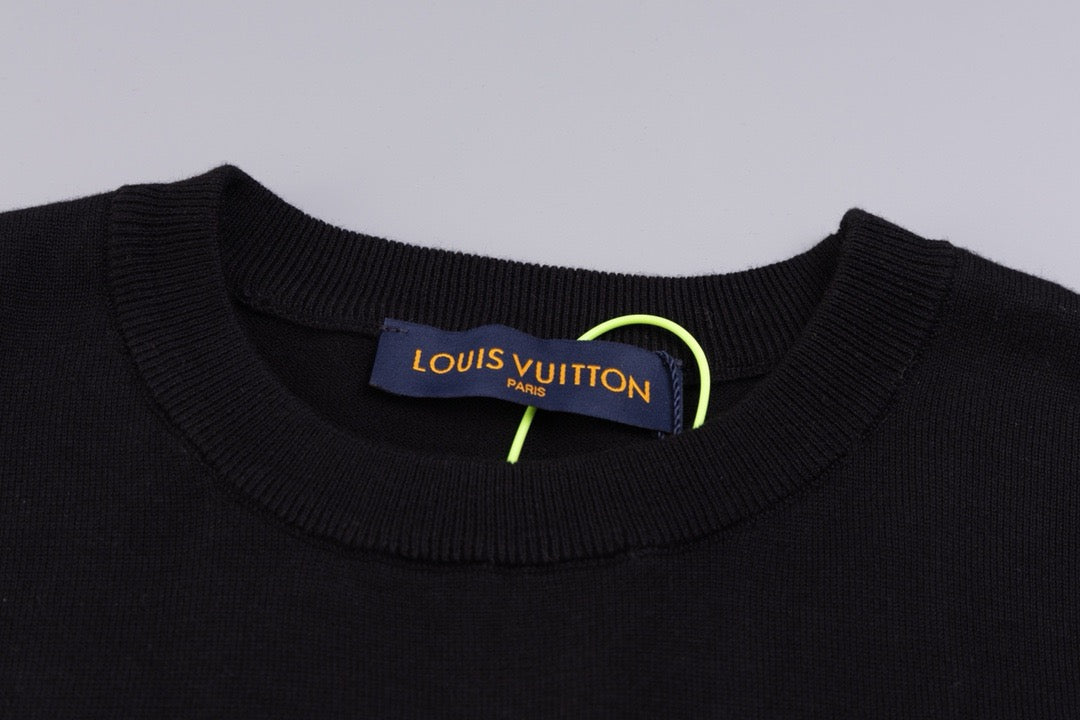 24ss chest embroidered letter short sleeves