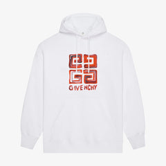 4G Red printed hoodie