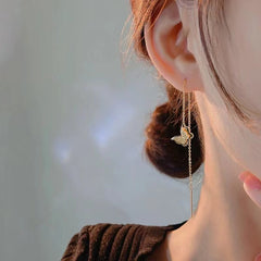 Butterfly Thread Through Earrings