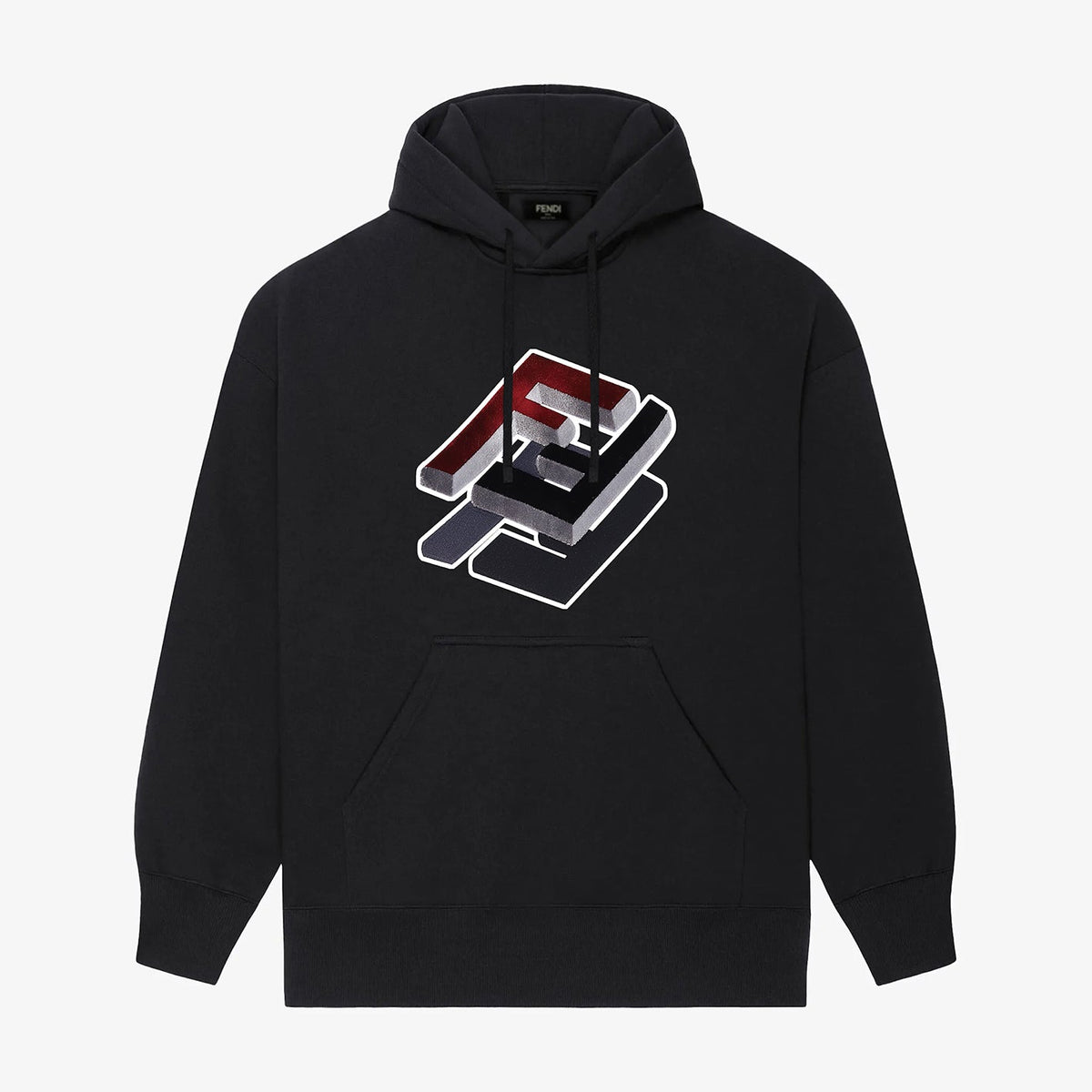 3D "FF" printed hoodie