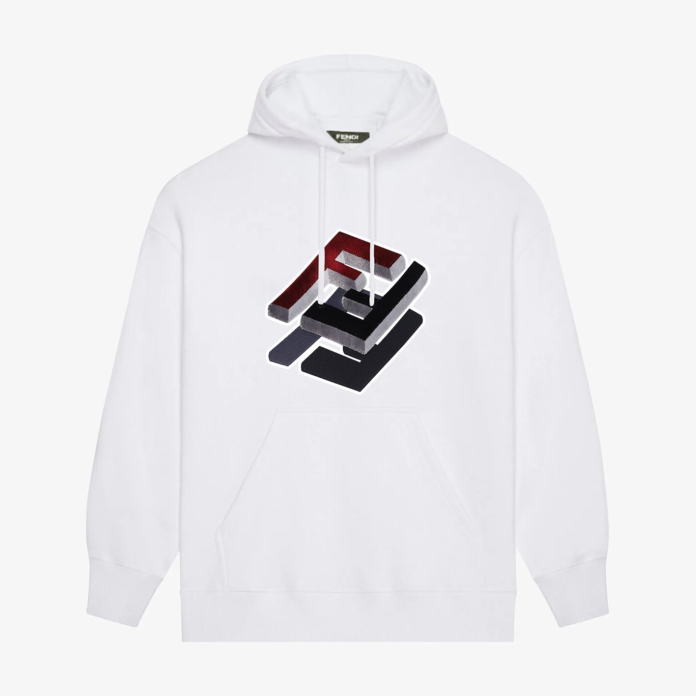 3D "FF" printed hoodie