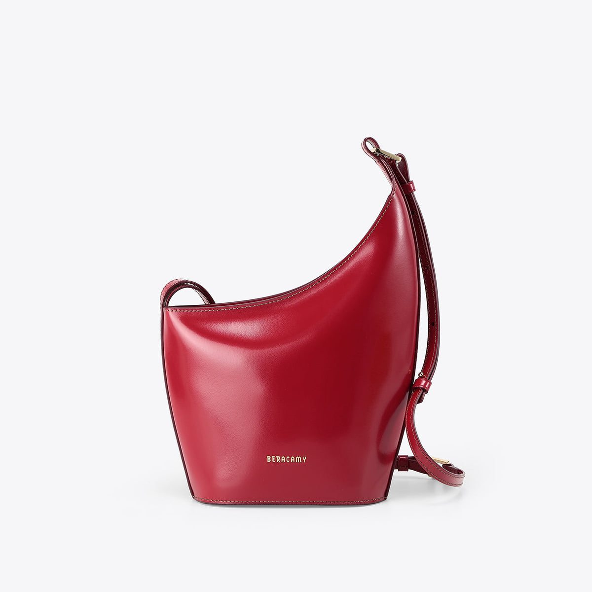 Curved Shoulder Bag - Paprika