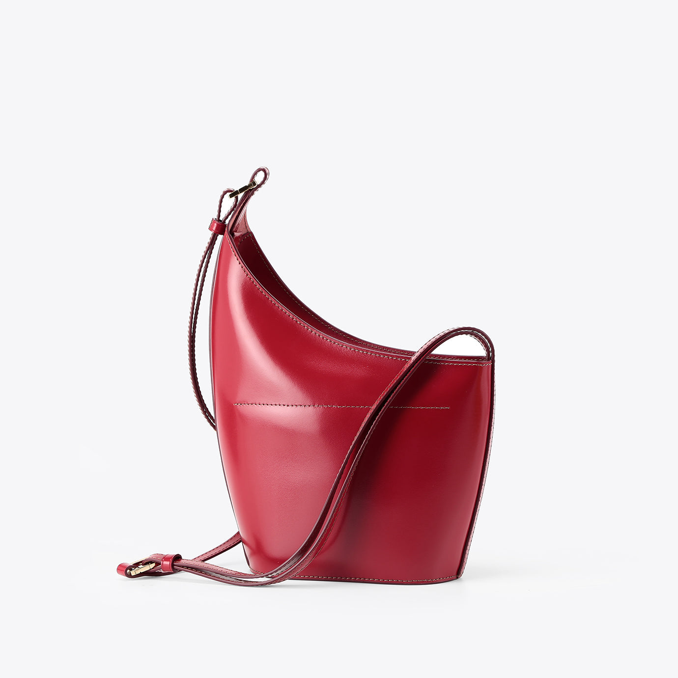 Curved Shoulder Bag - Paprika