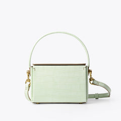 DEVON Shoulder Bag - Embossed Eucalyptus