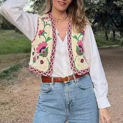 Floral Gilet