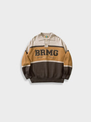 BRMG Striped Longsleeve Polo