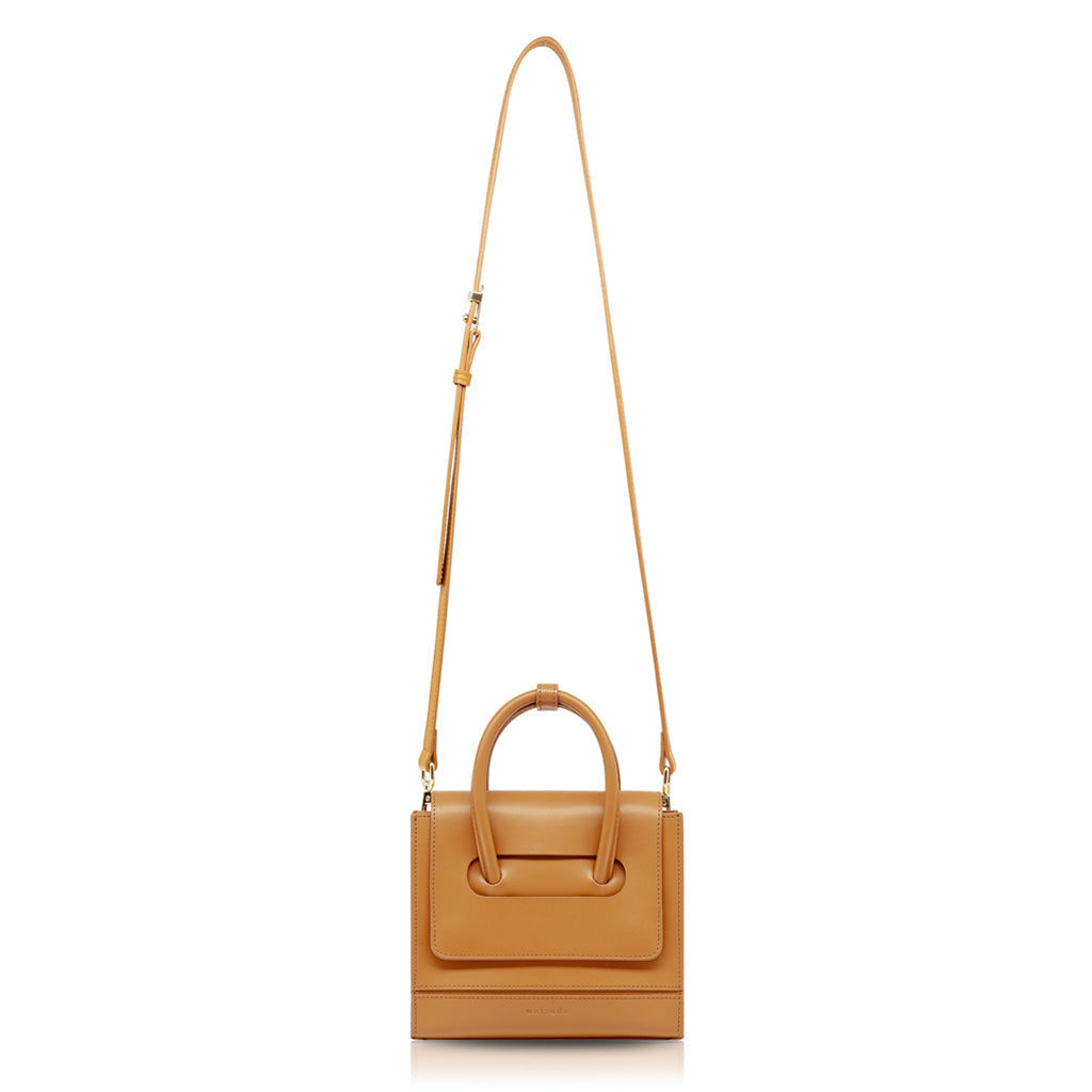 En Route Mini Crossbody Bag - Caramel Brown