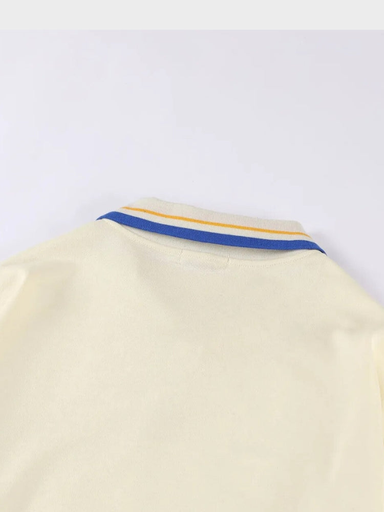 American Vintage Retro Longsleeve Polo