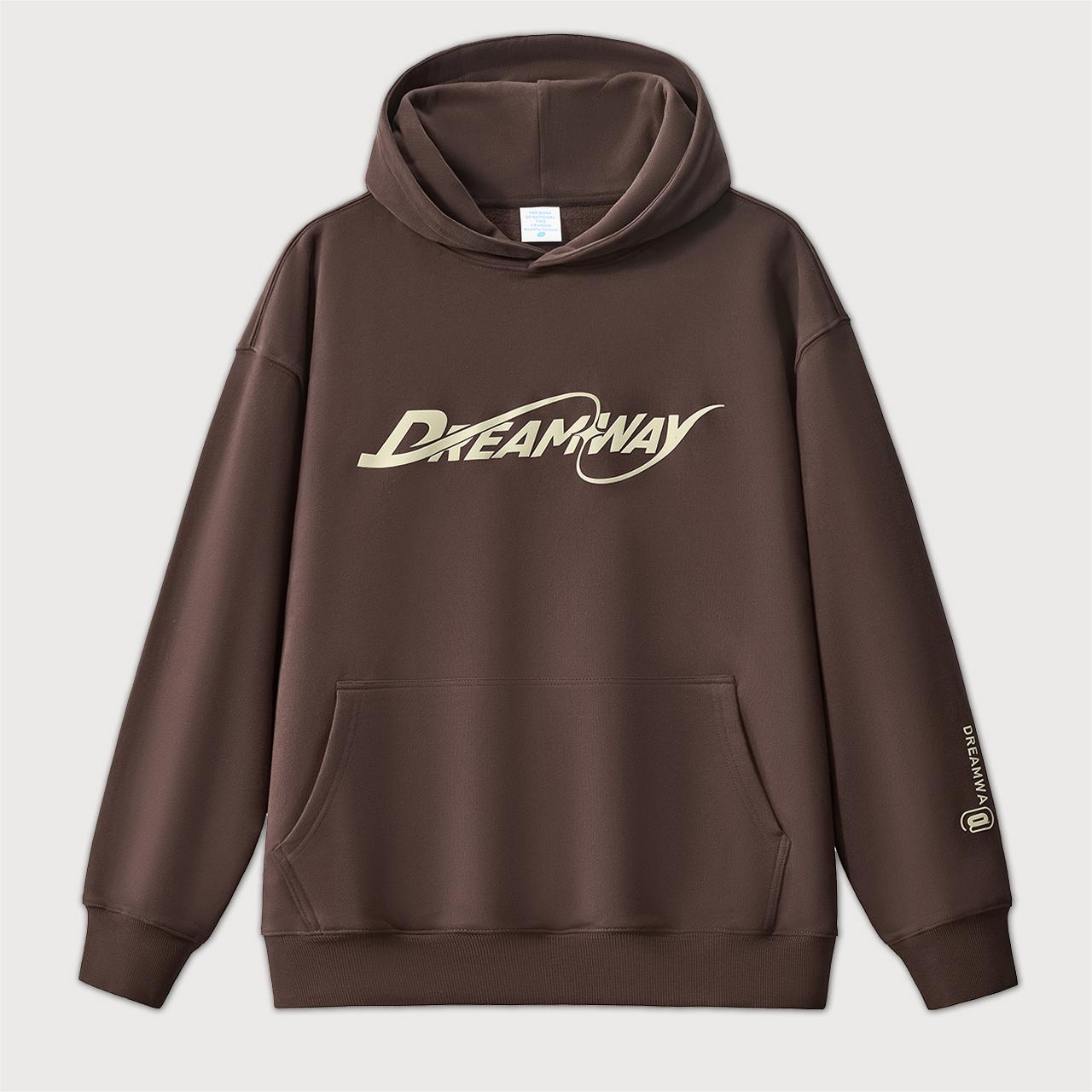 Fleece Foam Print Hooded Sweatshirt